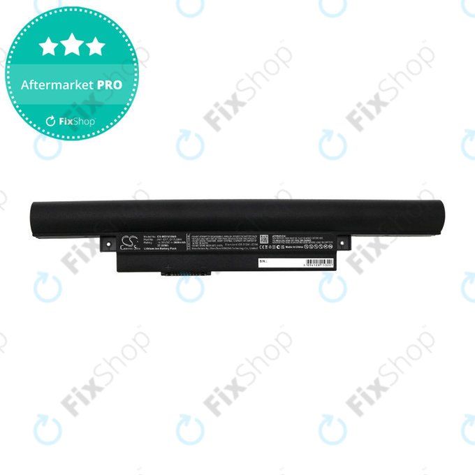 Battery for Medion Akoya E7415, Erazer P7643, 2600mAh, Li-Ion, 14.56V, A41-D17, HQ
