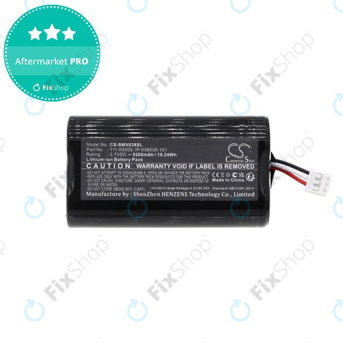 Battery for Sonos Roam, 5200mAh, Li-Ion, 3.7V, 111-00005, HQ