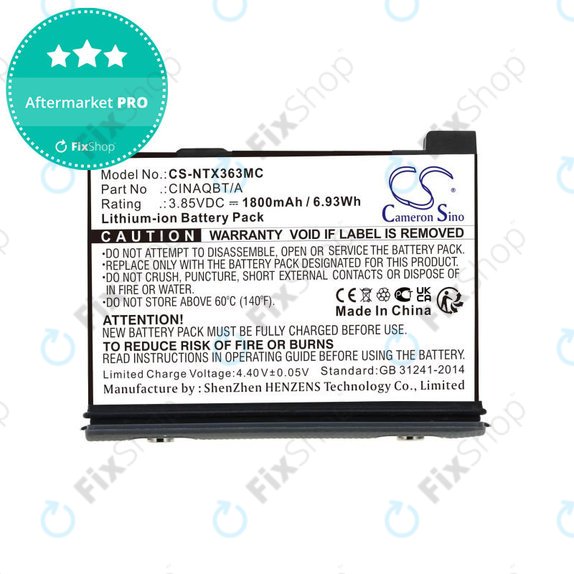 Battery for Insta360 One X3, 1800mAh, Li-Ion, 3.85V, CINAQBT/A, HQ