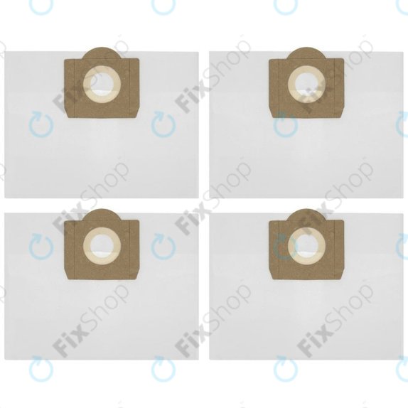 Dust Bag, 4pcs, Non-Woven Fabric for Kärcher MV 3, WD 3, WD 3.000-series, A-series, SE-series