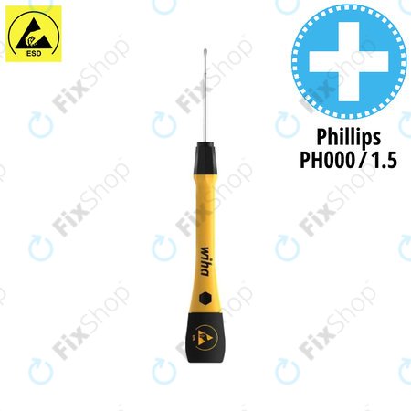 Wiha PicoFinish® ESD 271P - Precission Screwdriver - Phillips PH000 (1.5mm)