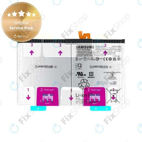 Samsung Galaxy Tab S10 FE+ X620, X626 - Battery EB-BX828ABE 10090mAh - GH82-37171A Genuine Service Pack