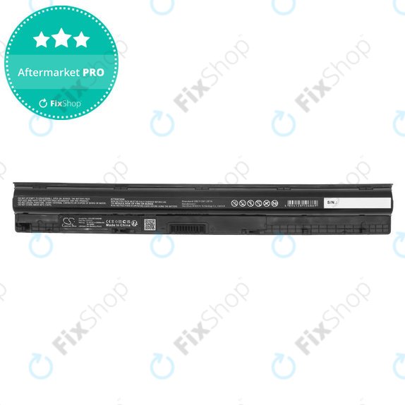 Battery for Dell Inspiron 14, 15, 17, Vostro 14, 15, 2600mAh, Li-Ion, 14.8V, GXVJ3, HQ