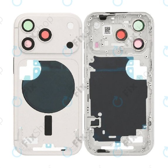 Rear Housing for iPhone 17 Pro, Silver
