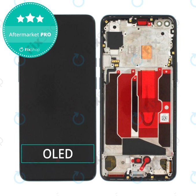 OnePlus Nord - LCD Display + Touch Screen + Frame (Gray Onyx) OLED