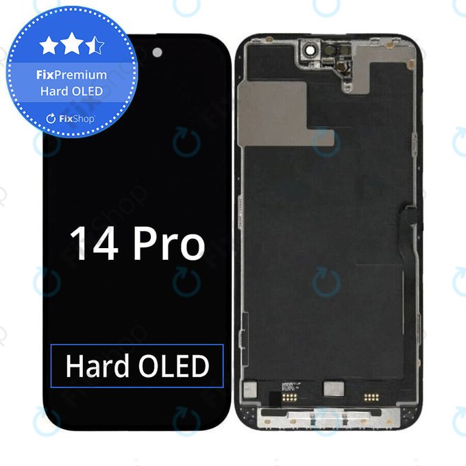 Display Hard OLED for iPhone 14 Pro, Touch Screen with Frame, FixPremium