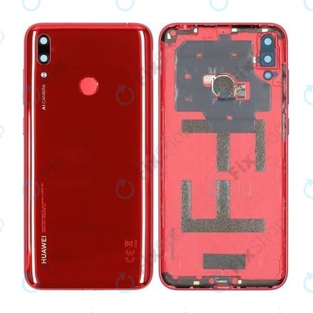 Huawei Y7 (2019) - Battery Cover (Coral Red) - 02352KKL Genuine Service Pack
