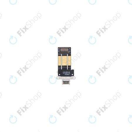 Apple iPad Pro 11.0 (3rd Gen, 4th Gen), 12.9 (5th Gen) - Charging Connector + Flex Cable (White)