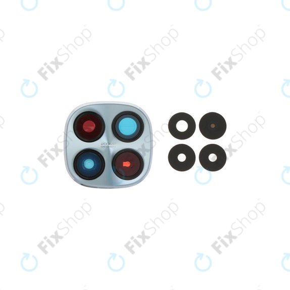 Back Rear Camera Lens with Frame for Xiaomi Redmi Note 15 Pro 5G, Glacier Blue