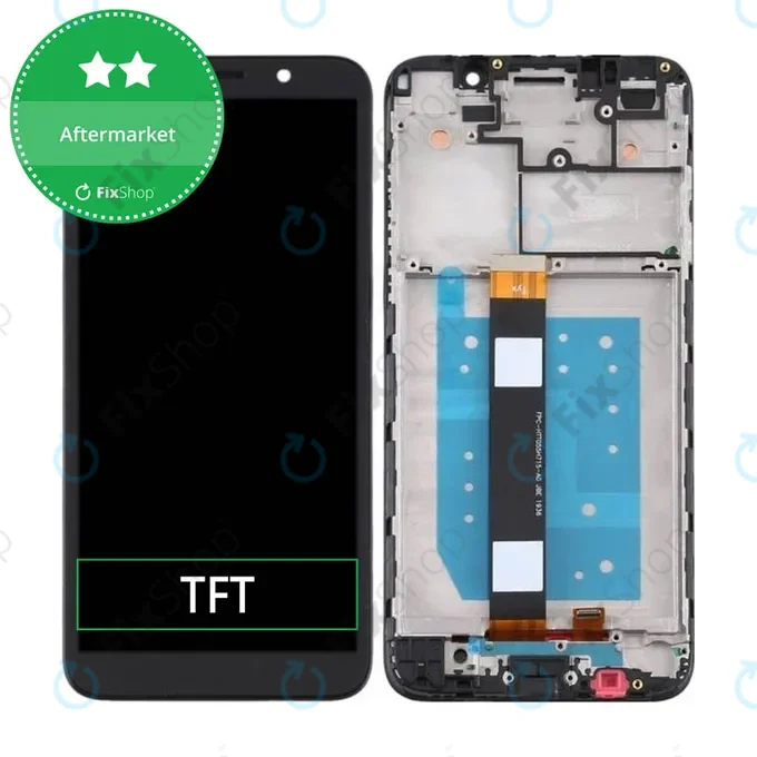 Motorola Moto E6 Play - LCD Display + Touch Screen + Frame (Black) TFT