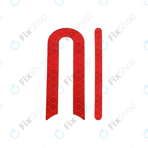Xiaomi Mi Electric Scooter 2 M365 - Reflective Stickers Complete Set (Red)