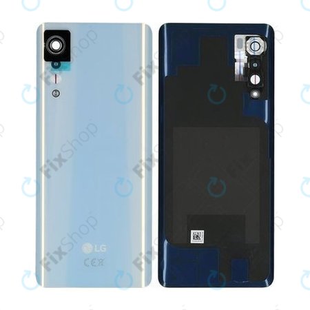 LG Velvet 5G - Battery Cover (Aurora White) - ACQ30087631 Genuine Service Pack