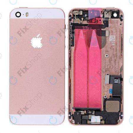 Apple iPhone SE - Rear Housing with Small Parts (Rose Gold)