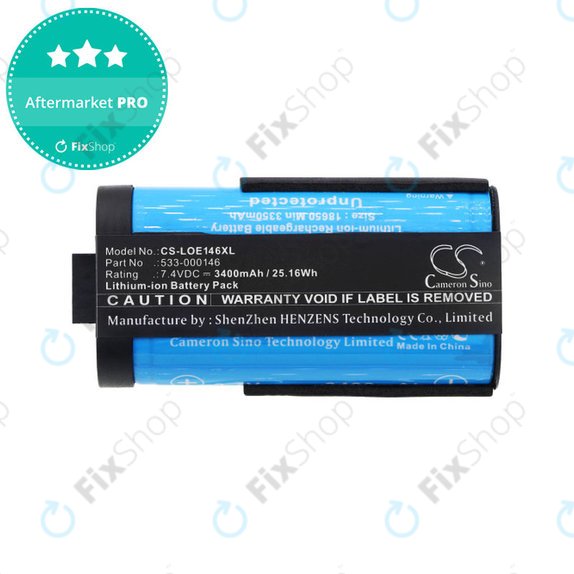 Battery for Logitech Ultimate Ears Megaboom 3, Ultimate Ears MegaBlast, 3400mAh, Li-Ion, 7.4V, 533-000146, HQ