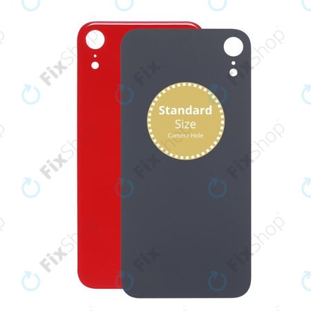 Apple iPhone XR - Rear Housing Glass (Red)