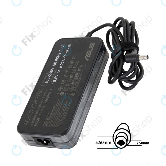 Charging adapter for Asus, B0A001-00260600, 180W, 19.5V, Genuine Service Pack
