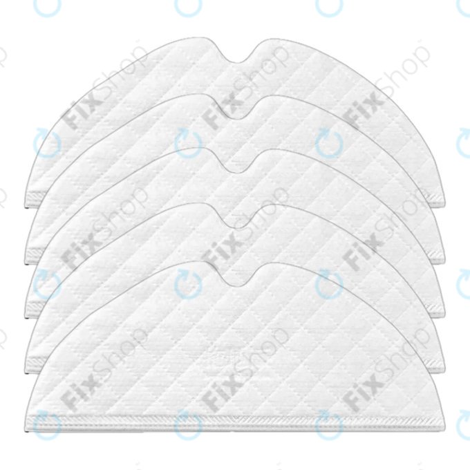 Mop Cloth, 5pcs, Disposable for Xiaomi Dreame D9, F9, Mi Robot Vacuum Mop (Mijia 1C), 2 Pro+ (1T)