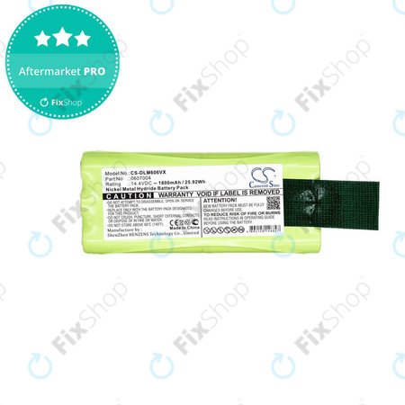 Dirt Devil Libero M606, M606-1, M606-2, M606-3, M606-4, M607, M612 - Battery 0607004, 0612014 Ni-MH 14.4V 1800mAh HQ