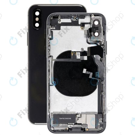 Apple iPhone X - Rear Housing with Small Parts (Space Gray)