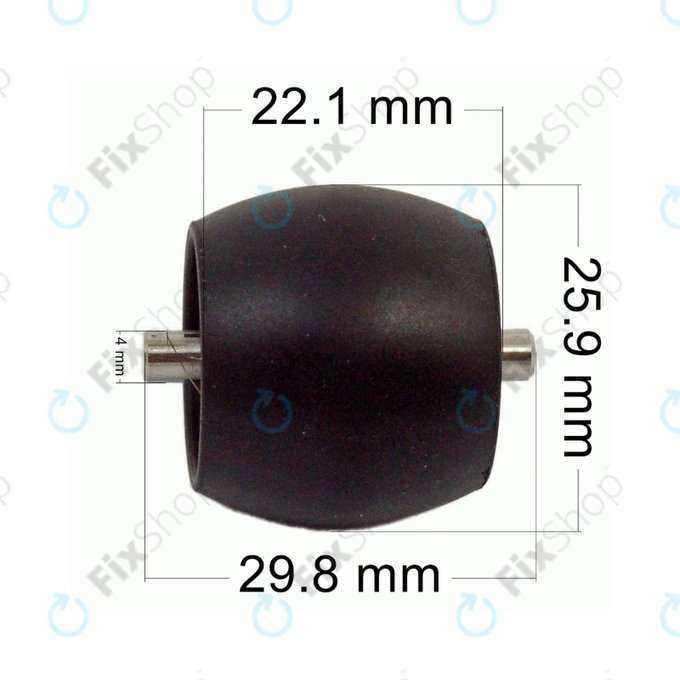 Front Wheel for Dreme Bot L10 Pro, L10s Ultra Gen2, Roborock S4, S6, S7, Xiaomi Mi Robot Vacuum Mop 2s, Pro