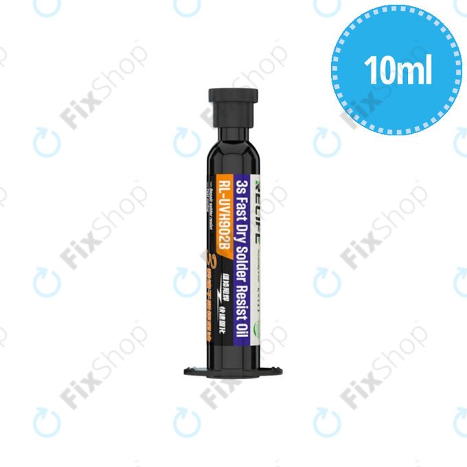 Relife RL-UVH902B - UV Curable Solder Mask - 10ml (Black)