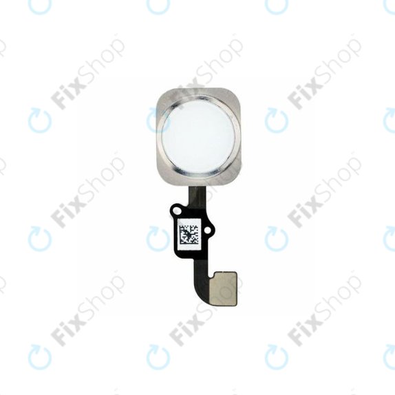 Apple iPhone 6, 6 Plus - Home Button + Flex Cable (Silver)
