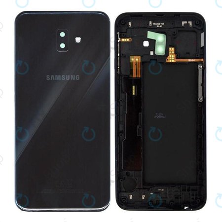 Samsung Galaxy J6 Plus J610F (2018) - Battery Cover (Black) - GH82-17872A Genuine Service Pack