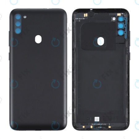 Samsung Galaxy M11 M115F - Battery Cover (Black) - GH81-19132A Genuine Service Pack