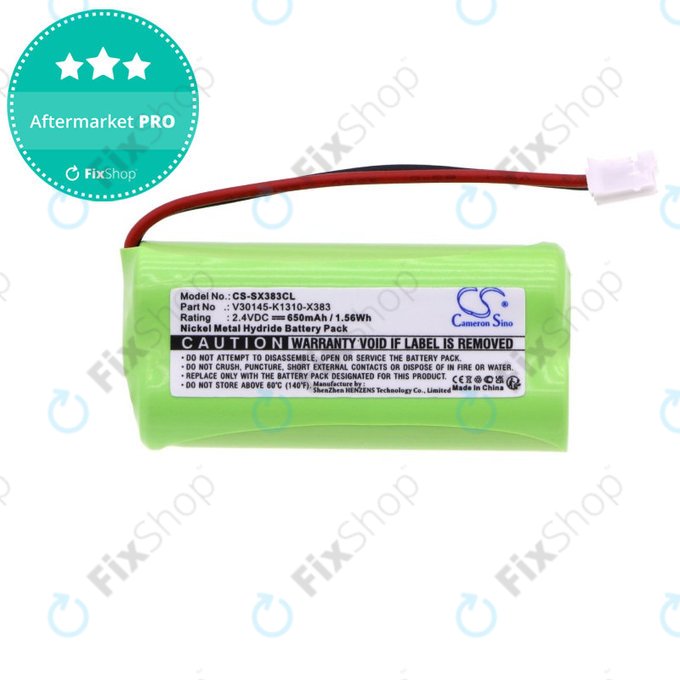 Battery for Gigaset A12, A140, A160, AL140, AS140, 650mAh, Ni-MH, 2.4V, V30145-K1310-X383, HQ