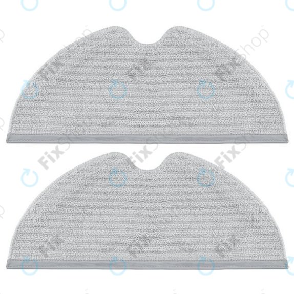 Mop Cloth, 2pcs, Microfiber for Xiaomi Dreame L10 Pro, D9, D9 Max, D9 Pro, Mi Robot Vacuum Mop (Mijia 1C), 2 Pro+ (Mijia 1T), Trouver Roboter LDS