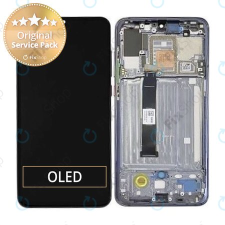 Xiaomi Mi 9 Pro 5G - LCD Display + Touch Screen + Frame (Titanium Black) - 5600030F1X00 Genuine Service Pack