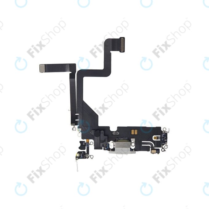 Apple iPhone 14 Pro - Charging Connector + Flex Cable (Silver)