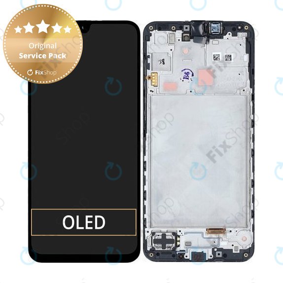Samsung Galaxy A16 5G - LCD Display + Touch Screen + Frame (Blue Black) - GH82-36143A Genuine Service Pack