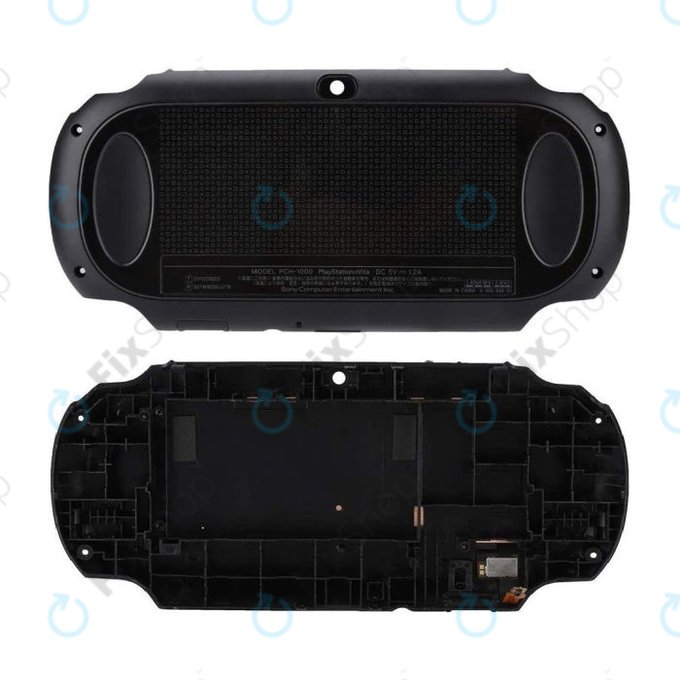 Sony Playstation Vita 1000 - Rear Housing (Black) | FixShop
