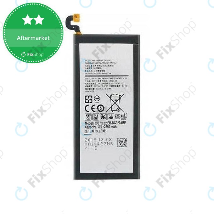 Samsung Galaxy S6 G920F Battery EB-BG920ABE 2550mAh FixShop