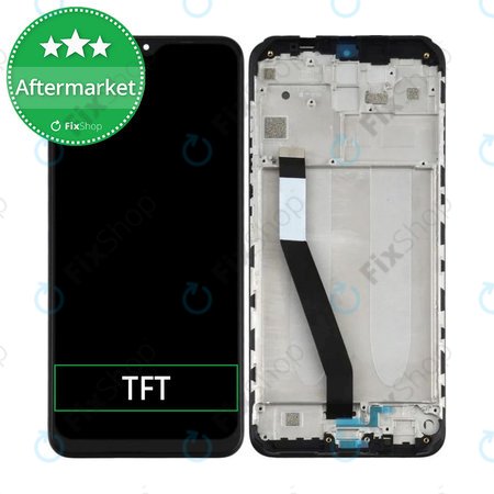 Xiaomi Redmi 9 - LCD Display + Touch Screen + Frame (Black) TFT