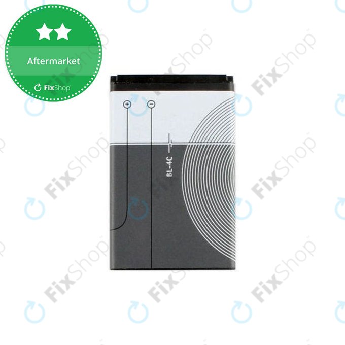Nokia 107, 108, C2-05, X2, 1000, 2000, 3000, 5000, 6000, 7000-series - Battery BL-4C 890mAh