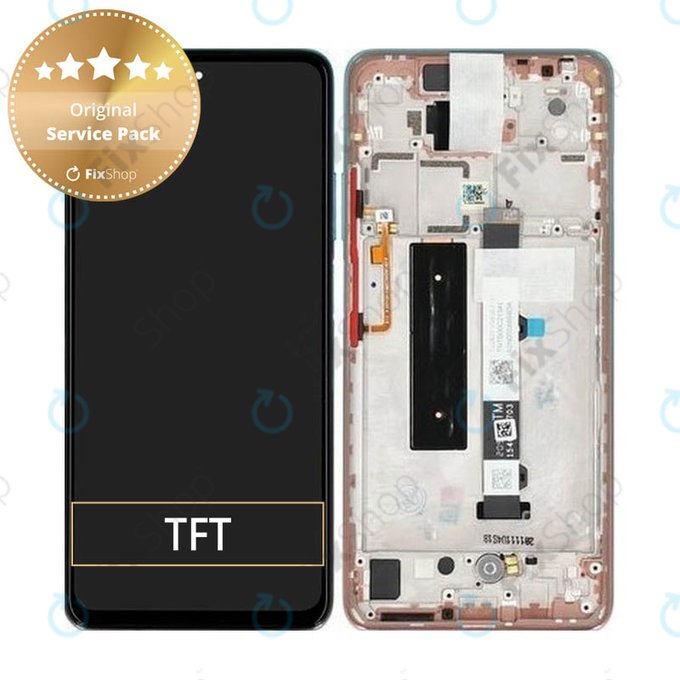 Xiaomi Mi 10T Lite 5G - LCD Display + Touch Screen + Frame (Rose Gold Beach) - 5600050J1700 Genuine Service Pack