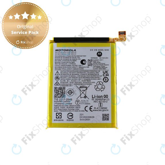 Motorola Moto E22i - Battery NH40 4020mAh - SB18D48255 Genuine Service Pack