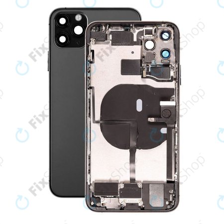 Apple iPhone 11 Pro Max - Rear Housing with Small Parts (Space Gray)