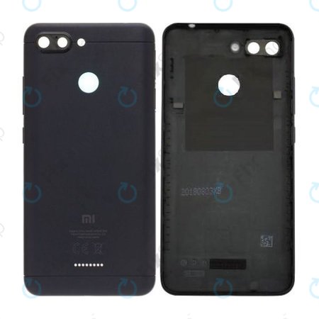 Xiaomi Redmi 6 - Battery Cover (Black)