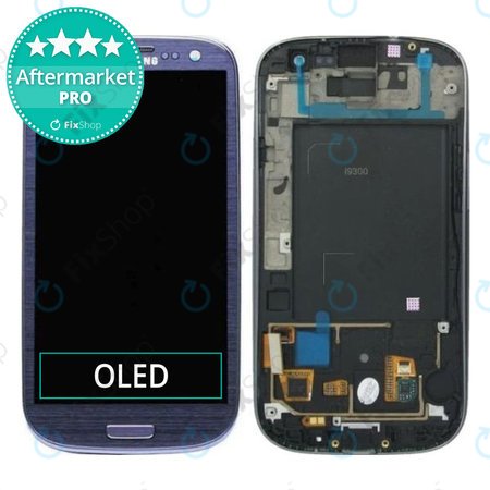 Samsung Galaxy S3 i9300 - LCD Display + Touch Screen + Frame (Pebble Blue) OLED