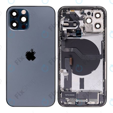 Apple iPhone 12 Pro - Rear Housing with Small Parts (Blue)