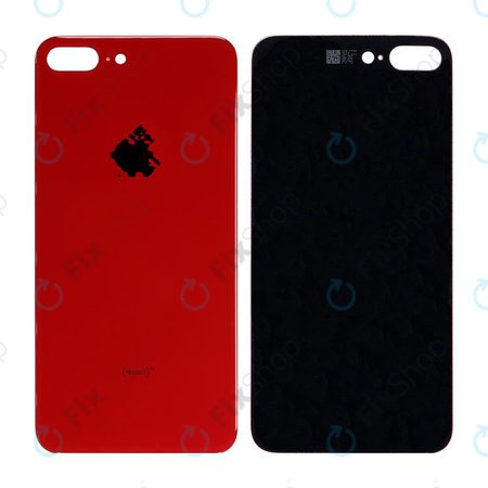Apple iPhone 8 Plus - Rear Housing Glass (Red)