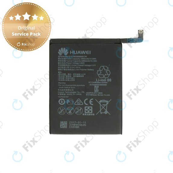 Huawei P40 Lite E - Battery HB396689ECW 4000mAh - 24023024 Genuine Service Pack
