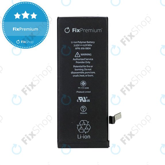 Battery for iPhone 6, 1810mAh, FixPremium