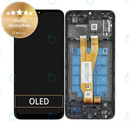 Samsung Galaxy A03 Core A032F - LCD Display + Touch Screen + Frame (Black) - GH81-21711A Genuine Service Pack