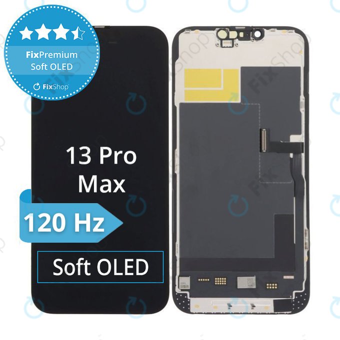 Display Soft OLED for iPhone 13 Pro Max, Touch Screen with Frame, DIAGNOSTIC