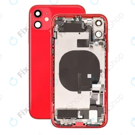 Apple iPhone 11 - Rear Housing with Small Parts (Red)