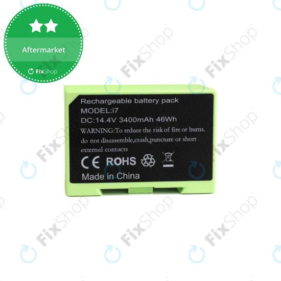 iRobot Roomba e-series, i-series - Battery ABL-D1, 4624864, ABL-D2 Li-Ion 14.4V 3400mAh